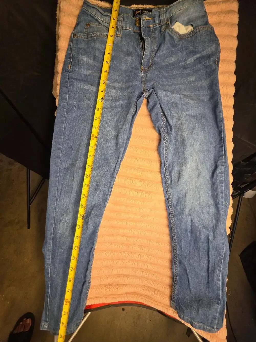 Lee Boys Slim Fit Tapered Leg Jeans Size 16